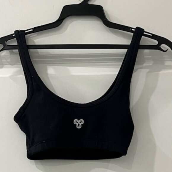 Aritzia TNA Action Mini Bra Top Womens 2XS Black - Picture 5 of 5